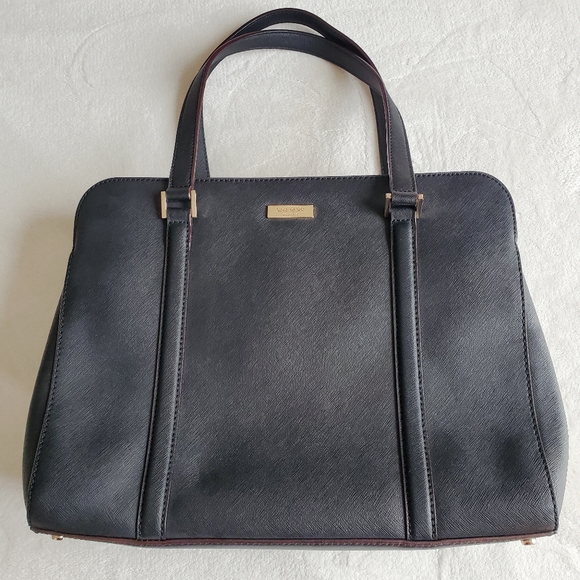 kate spade Handbags - Kate Spade Black Leather Tote